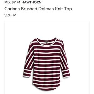 Mix by 41 Hawthorne Brushed Dolman Knit Top
